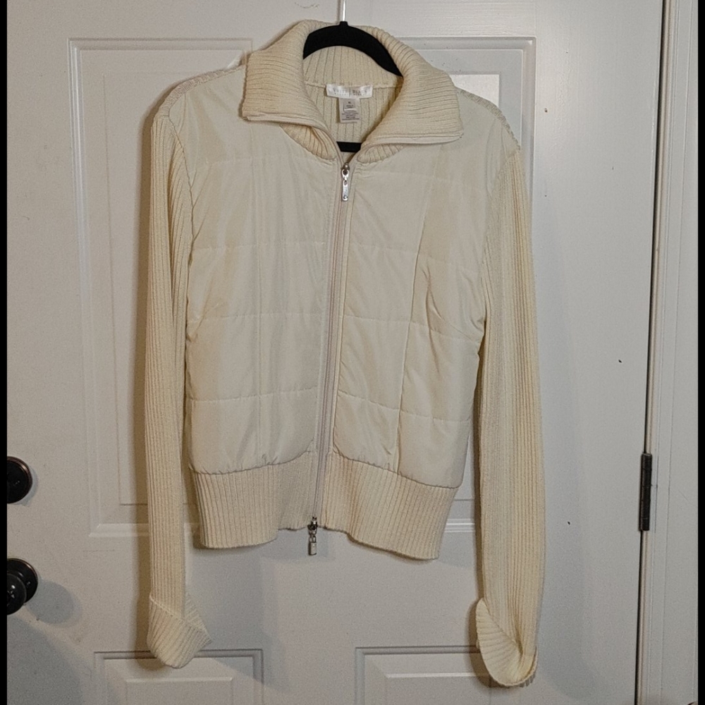 White House Black Market zip up sweater.